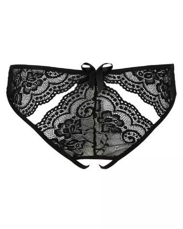 Crotchless Briefs Black XL NO:XQSE Lingerie Sexy-5
