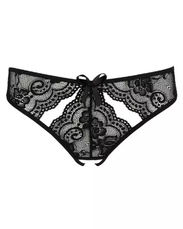 Photo de Crotchless Briefs Noir Taille M par NOXQSE, lingerie séduisante et élégante-4