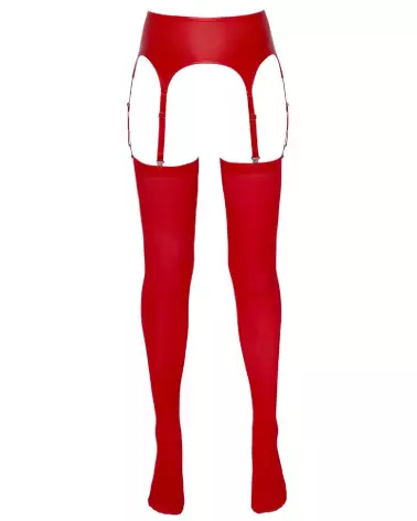 Porte-jarretelles rouge NO:XQSE taille S/M pour femme élégante et séduisante-6