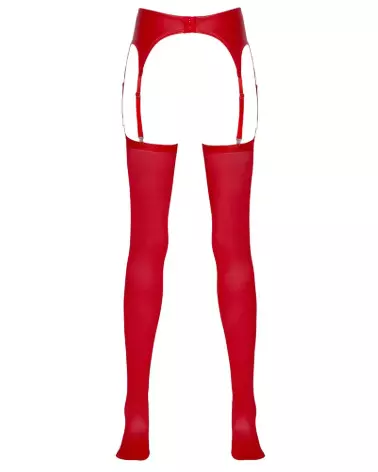 Porte-jarretelles rouge NO:XQSE taille S/M pour femme élégante et séduisante-7