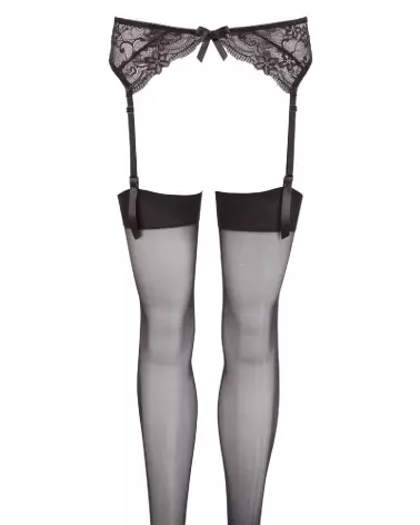 Porte-jarretelles noir taille S/M NO:XQSE élégant et confortable-4