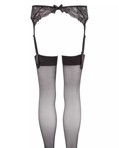 Porte-jarretelles noir taille S/M NO:XQSE élégant et confortable-5