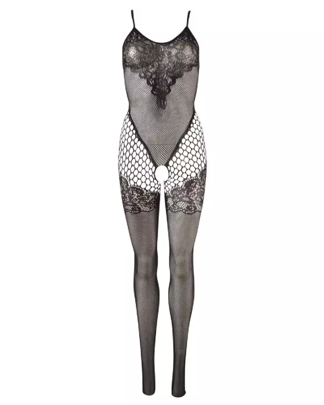Catsuit Lace S-L par NO:XQSE en dentelle noire, lingerie sexy taille S-L-7