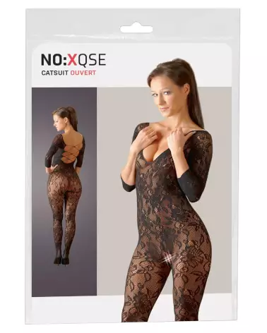 Catsuit NO:XQSE en résille élégante et séduisante, taille S-L-1