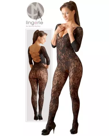 Catsuit NO:XQSE en résille élégante et séduisante, taille S-L-7