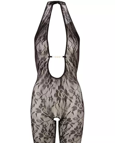 Catsuit avec perles NO:XQSE taille S/M, tenue séduisante et élégante-4