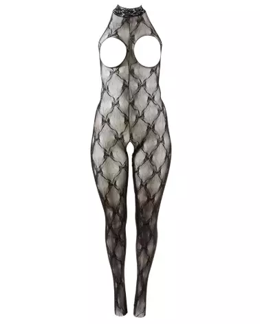 Catsuit Busenfrei NO:XQSE en Taille XL-XXL, Bodystocking Sexy et Confortable-5