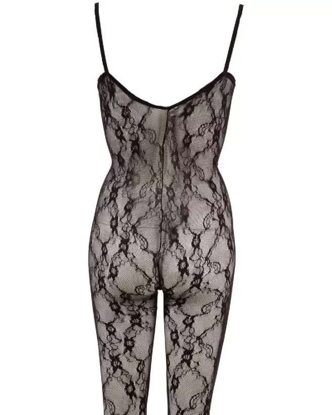 Catsuit noir XXL-XXXL NO:XQSE en maille fine pour un look élégant et confortable-6