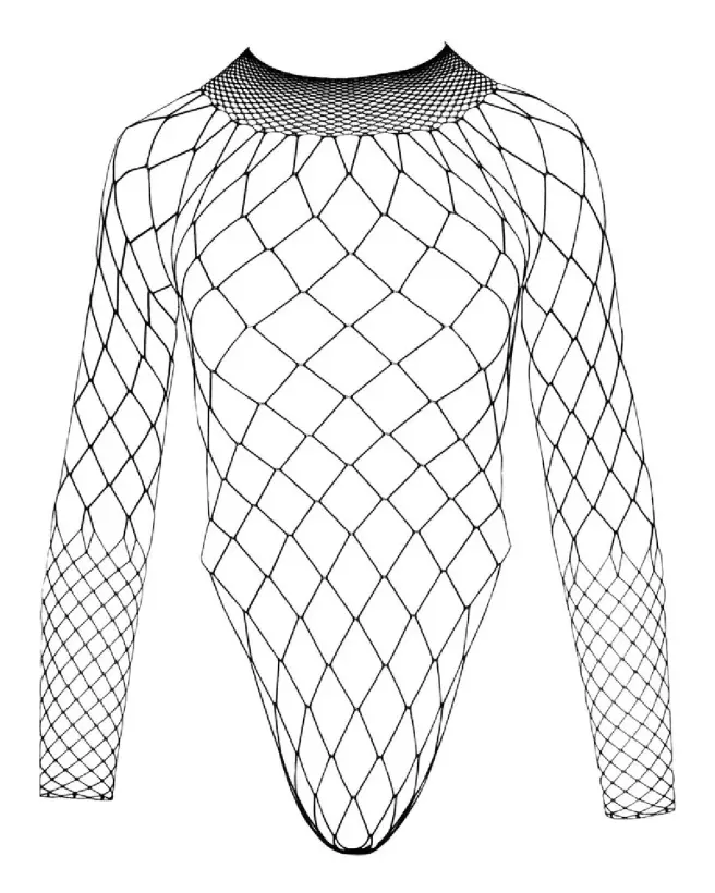 Body Resille NO:XQSE Taille S-L en Fence Net Style Séduisant-7