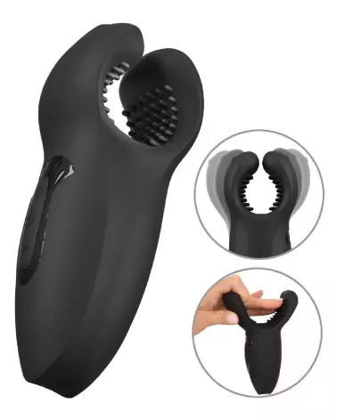 Masturbateur Rebel Man Wand avec ailes mobiles pour stimulation masculine intensive-2