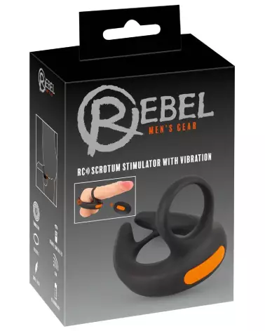 Rebel RC Scrotum Stimulator, Anneau Érotique pour Homme, Stimulation Intense-1