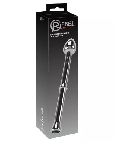 Image du Rebel Metal Milking Stick, stimulateur prostatique en métal poli de Rebel pour plaisir intense-1