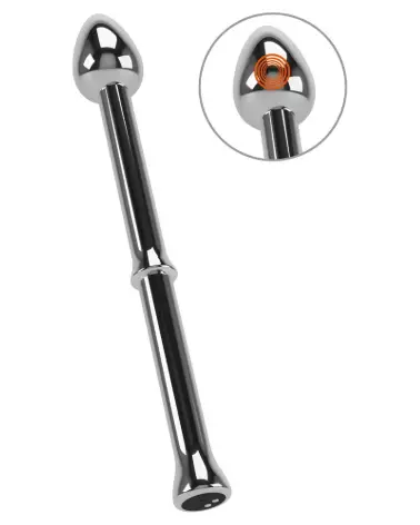 Image du Rebel Metal Milking Stick, stimulateur prostatique en métal poli de Rebel pour plaisir intense-2