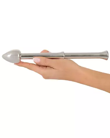 Image du Rebel Metal Milking Stick, stimulateur prostatique en métal poli de Rebel pour plaisir intense-6