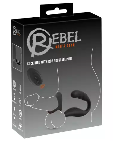 Rebel Cock Ring w RC Prostate pour stimulation prostate et performance sexuelle-1