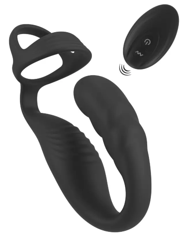 Rebel Cock Ring w RC Prostate pour stimulation prostate et performance sexuelle-2