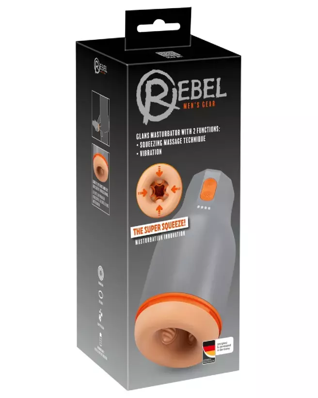 Image du Rebel Glans Masturbator, sextoy innovant de Rebel pour stimulation intense du gland-1