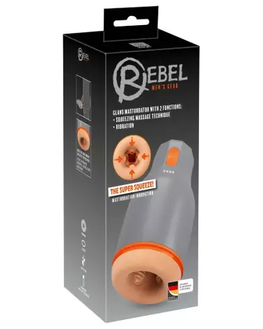 Image du Rebel Glans Masturbator, sextoy innovant de Rebel pour stimulation intense du gland-1
