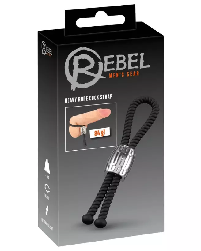 Photo du Rebel Heavy Rope Cock Strap, anneau pénien de qualité haute performance-1