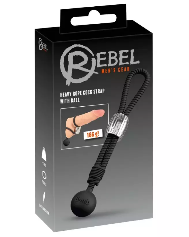 Image du Rebel Heavy Rope Cock w Ball pour améliorer performance et confort-1