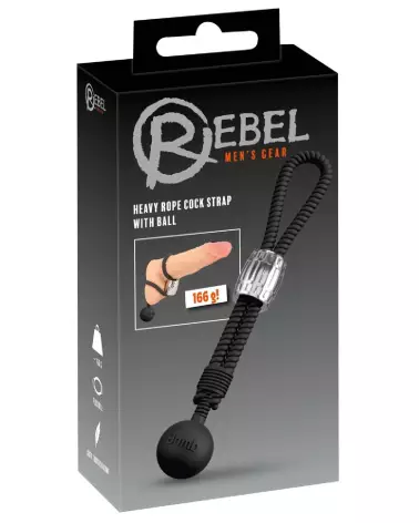 Image du Rebel Heavy Rope Cock w Ball pour améliorer performance et confort-1