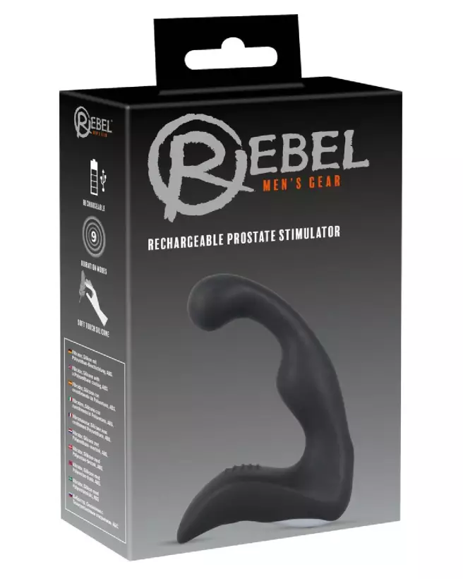 Rebel Prostate Plug rechargeable pour stimulation prostatique efficace-1