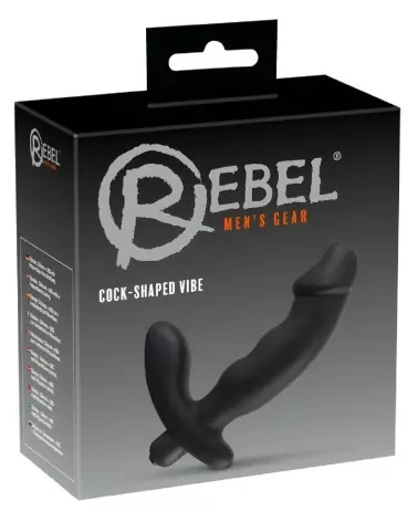 Image du stimulateur de prostate Rebel Cock-Shaped Vibe pour une stimulation intense et réaliste-1