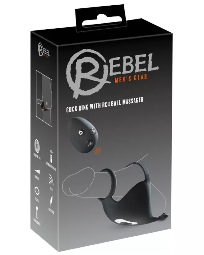 Image du Rebel Cock Ring with RC Ball M, anneau pénien de haute qualité-1
