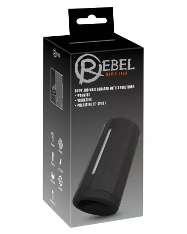Image du Masturbateur Rebel à 3 fonctions, design ergonomique et matériaux de qualité-1