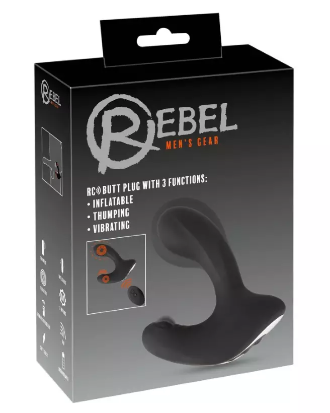 Image Rebel RC Butt Plug - Stimulateur de prostate avec télécommande-1
