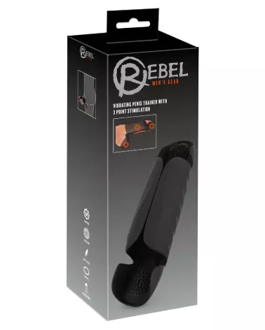 Image du Rebel Vibrating Penis Trainer, masturbateur intensif pour homme avec vibrations-1