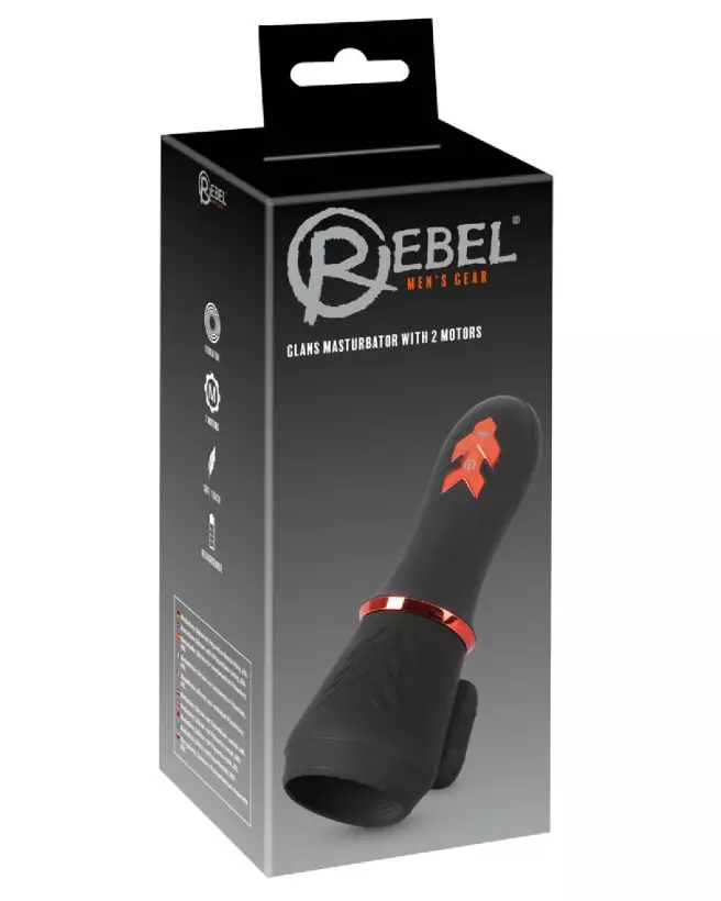 Rebel Glans Masturbator with 2 pour stimulation intense du gland-1