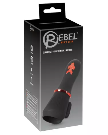 Rebel Glans Masturbator with 2 pour stimulation intense du gland-1
