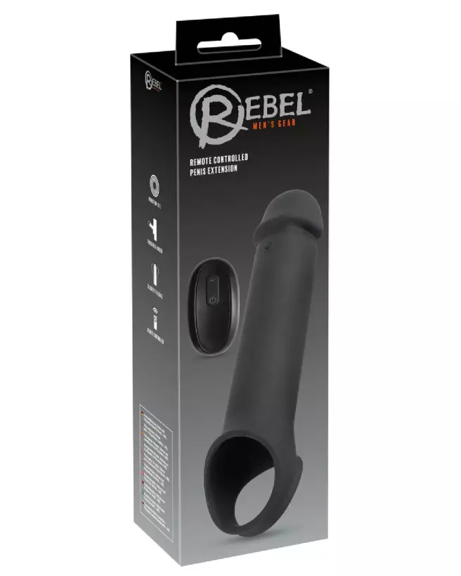 Image de l'extension de pénis Rebel RC pour amélioration masculine et confort optimal-1