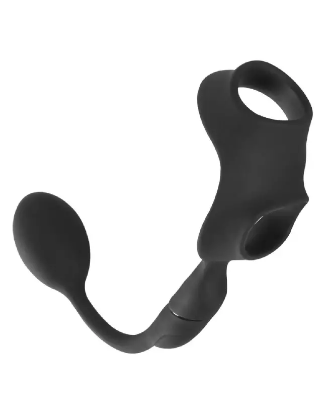 Cock Ring REBEL avec télécommande et plug anal pour maximiser le plaisir et l'endurance-2