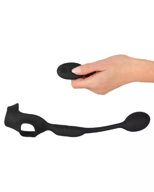 Cock Ring REBEL avec télécommande et plug anal pour maximiser le plaisir et l'endurance-4