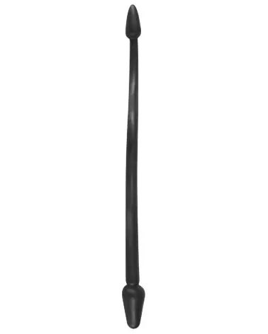 Image du Nature Skin Double Plug Black de Rebel - Double Dong pour plaisir double-4