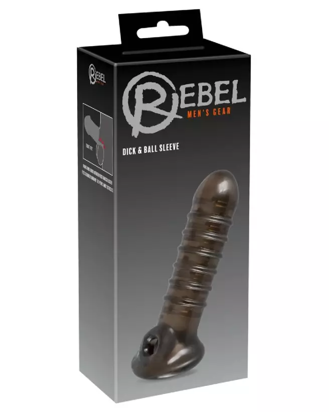 Image Rebel Dick & Ball Sleeve - Gaines pour pénis améliorant performance et plaisir-1