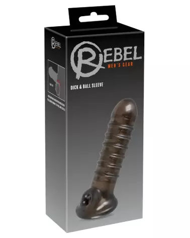 Image Rebel Dick & Ball Sleeve - Gaines pour pénis améliorant performance et plaisir-1