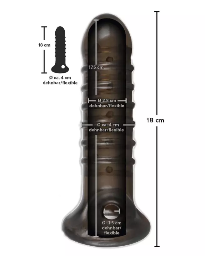 Image Rebel Dick & Ball Sleeve - Gaines pour pénis améliorant performance et plaisir-7