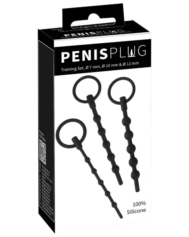 Image PenisPlug Training Set x3 pour urètre - Kit de stimulation et sécurité-1