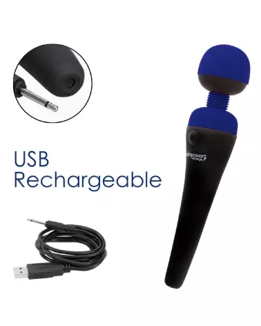 Image du Palmpower Recharge Blue, massager vibrant pour relaxation et détente musculaire-7