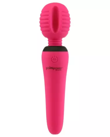 Image du Palmpower Groove Mini Wand Fuchsia, masseur puissant et portable-2