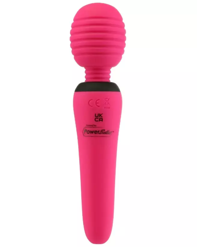 Image du Palmpower Groove Mini Wand Fuchsia, masseur puissant et portable-3
