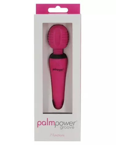 Image du Palmpower Groove Mini Wand Fuchsia, masseur puissant et portable-6