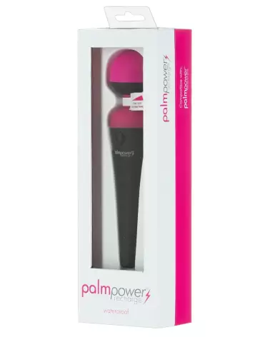 Image du Palmpower Recharge Pink, wand vibrant rechargeable en couleur rose-1