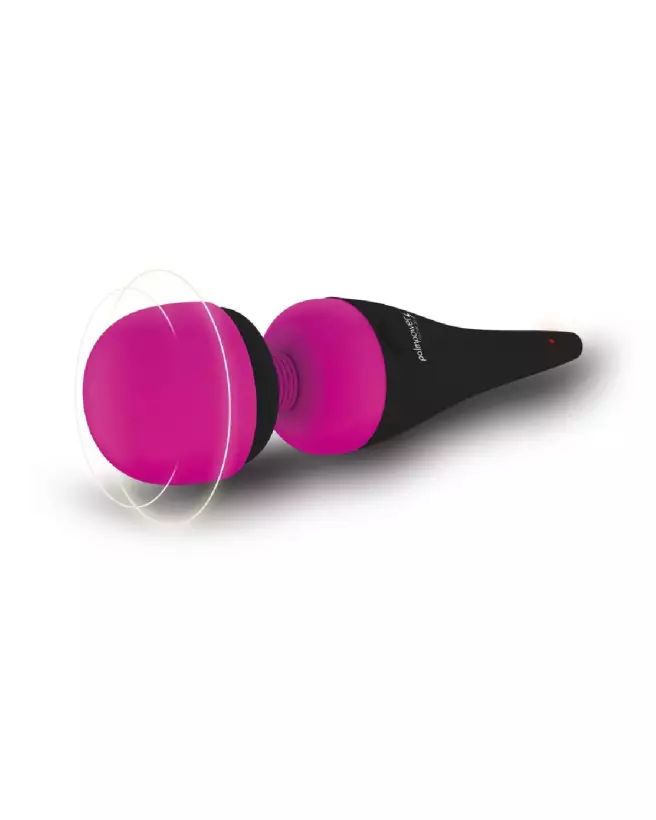 Image du Palmpower Recharge Pink, wand vibrant rechargeable en couleur rose-4