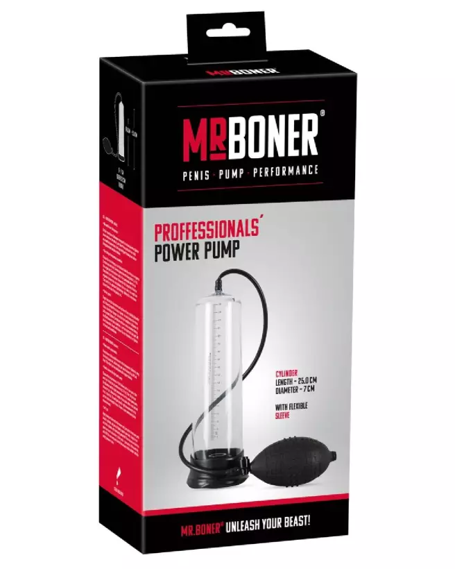 Image de la Pompe à Pénis Mister Boner Power Pump pour performance et endurance optimales-1