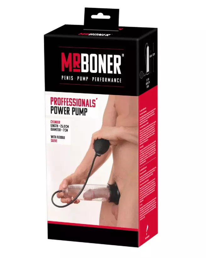 Image de la Pompe à Pénis Mister Boner Power Pump pour performance et endurance optimales-6