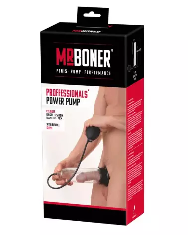 Image de la Pompe à Pénis Mister Boner Power Pump pour performance et endurance optimales-6